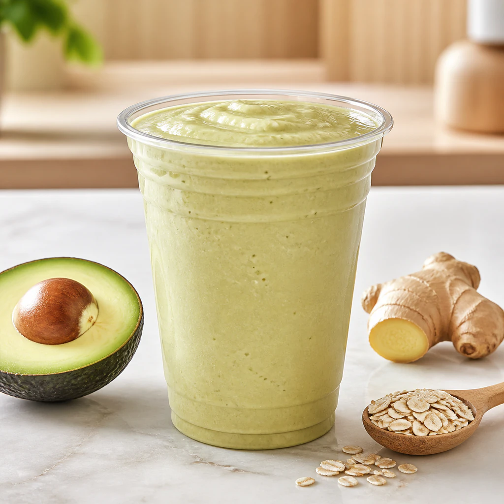 Ginger Avocado Oatmeal
