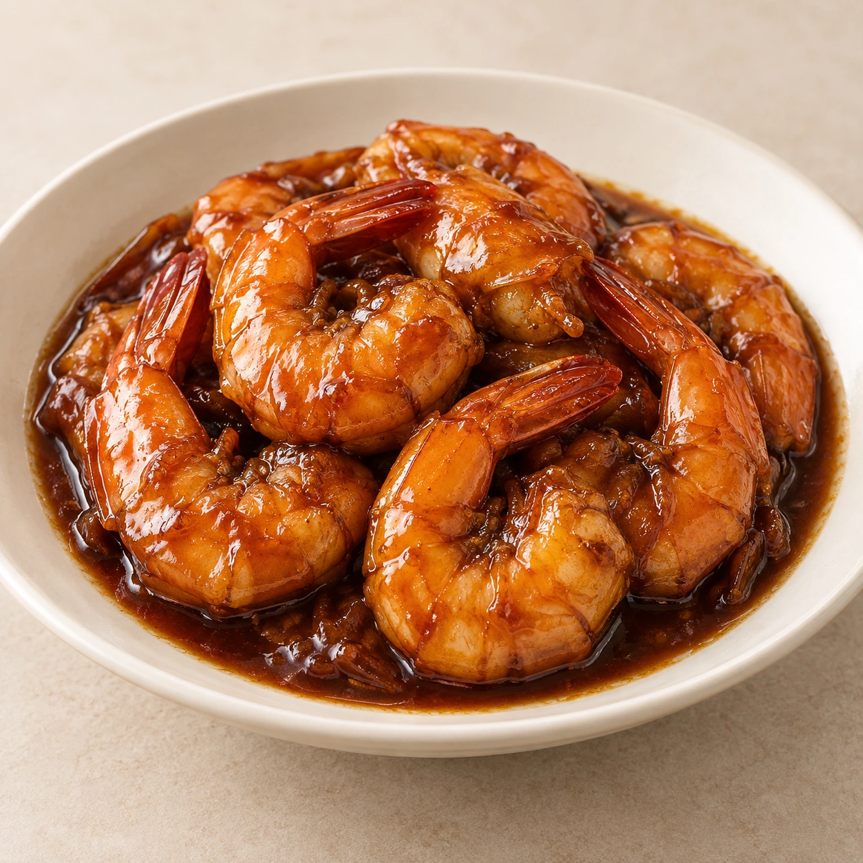 Braised Prawns