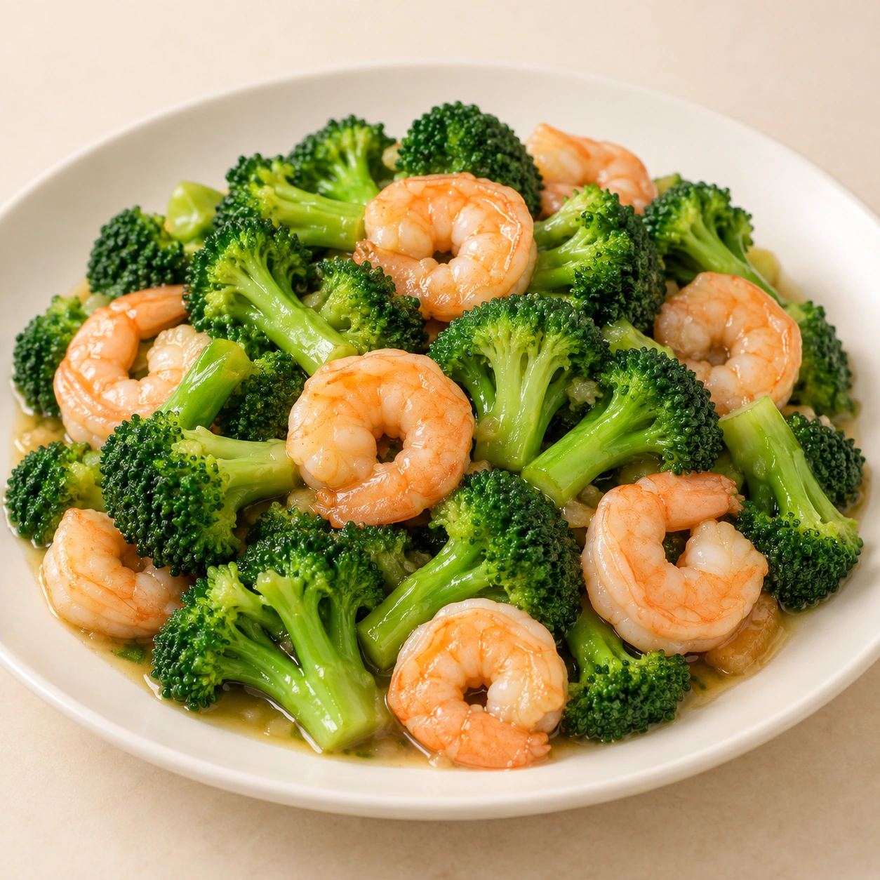 Broccoli with Shrimps