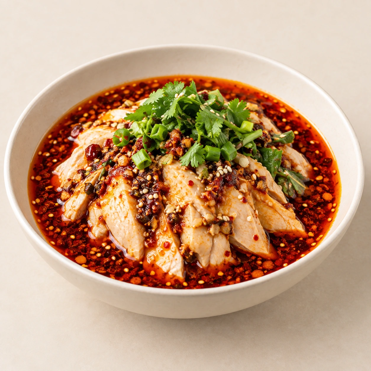 Spicy Poached Chicken