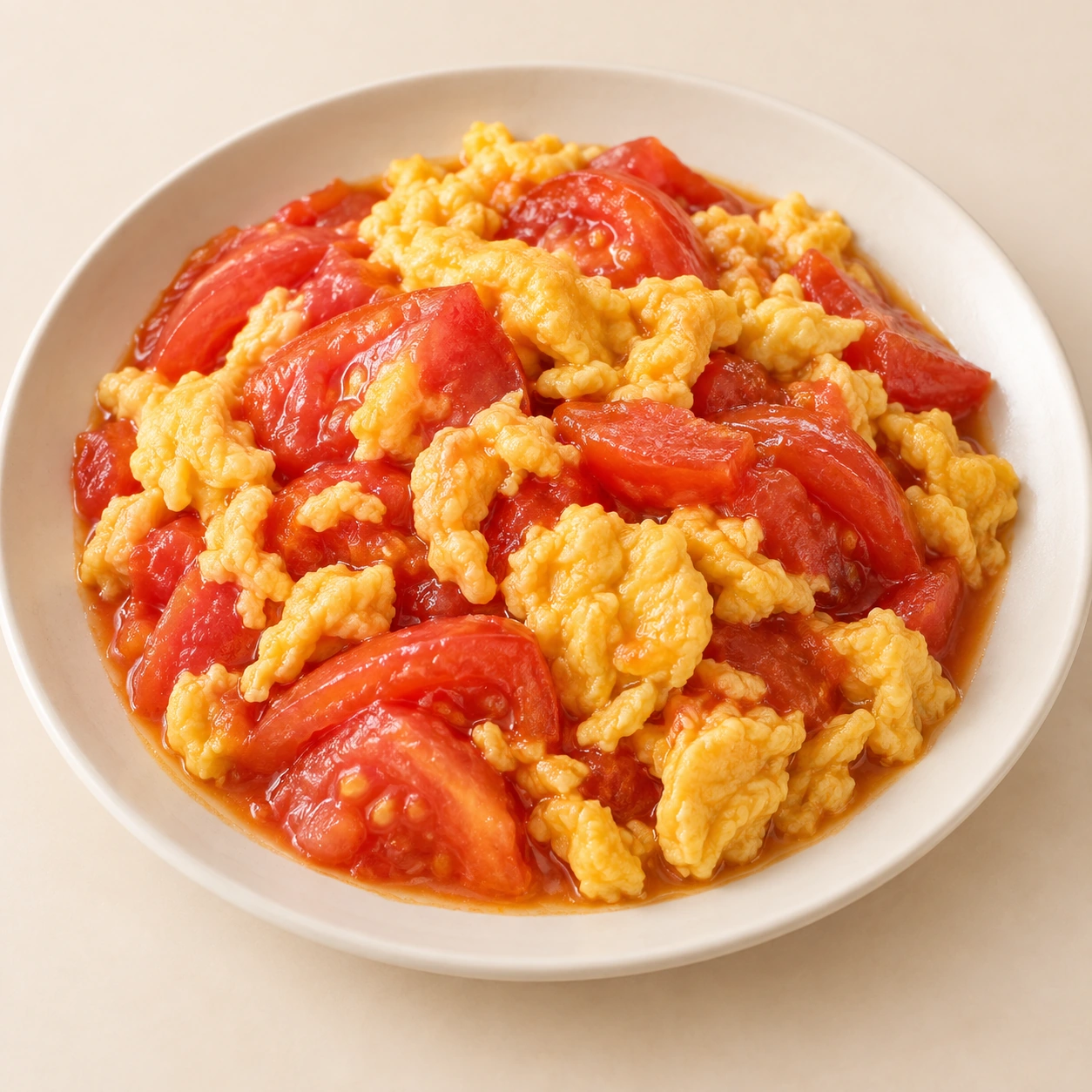 Scrambled Eggs with Tomatoes
