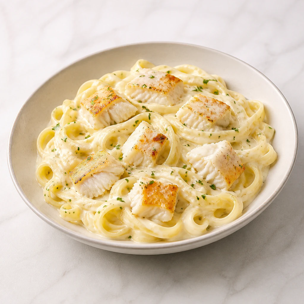 Fish Alfredo