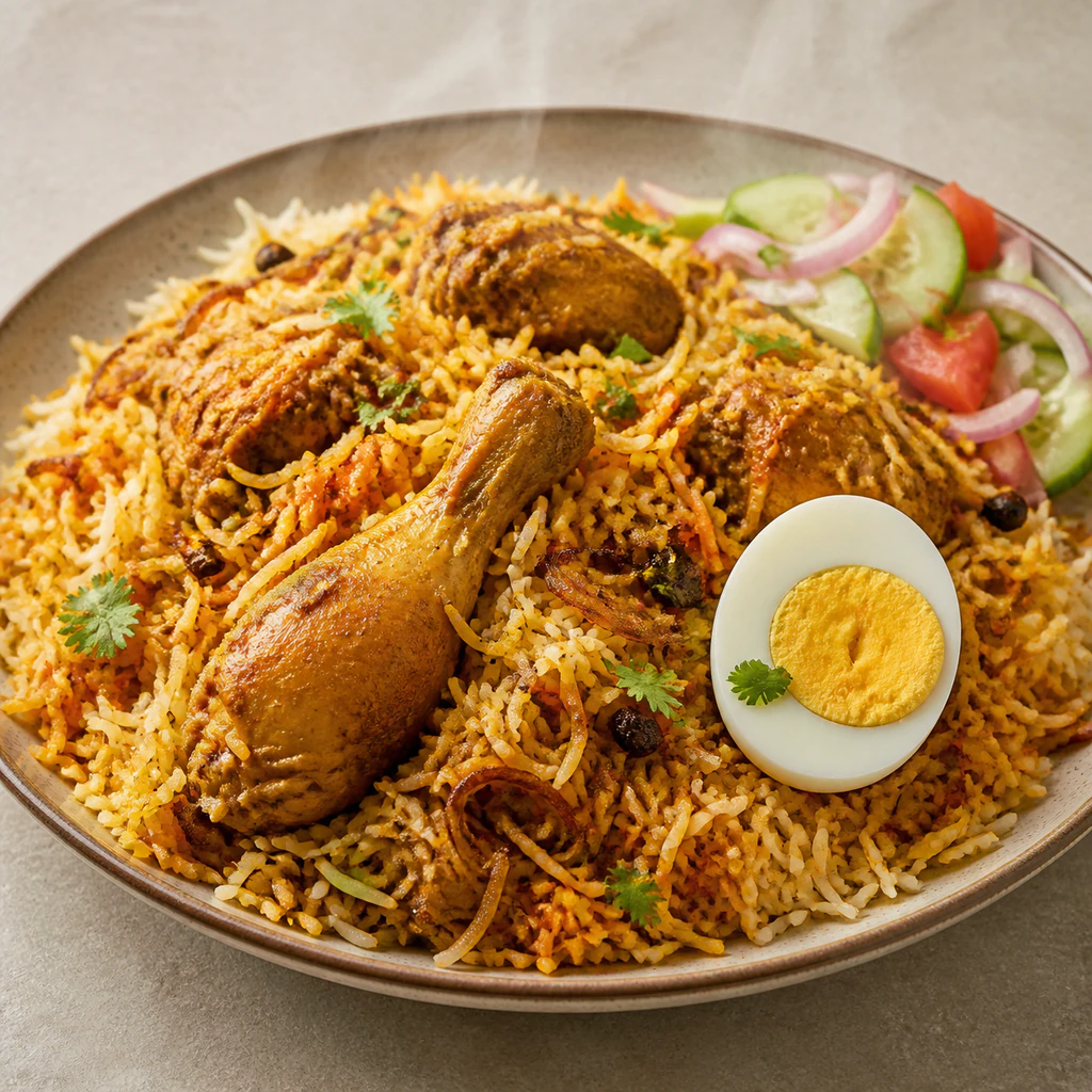 Chicken Biryani (with Boiled Egg)