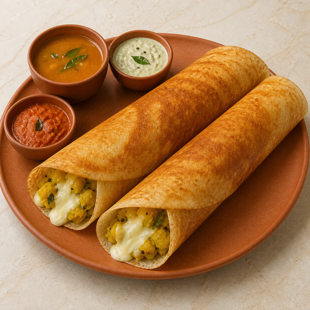 Cheese Masala Dosa