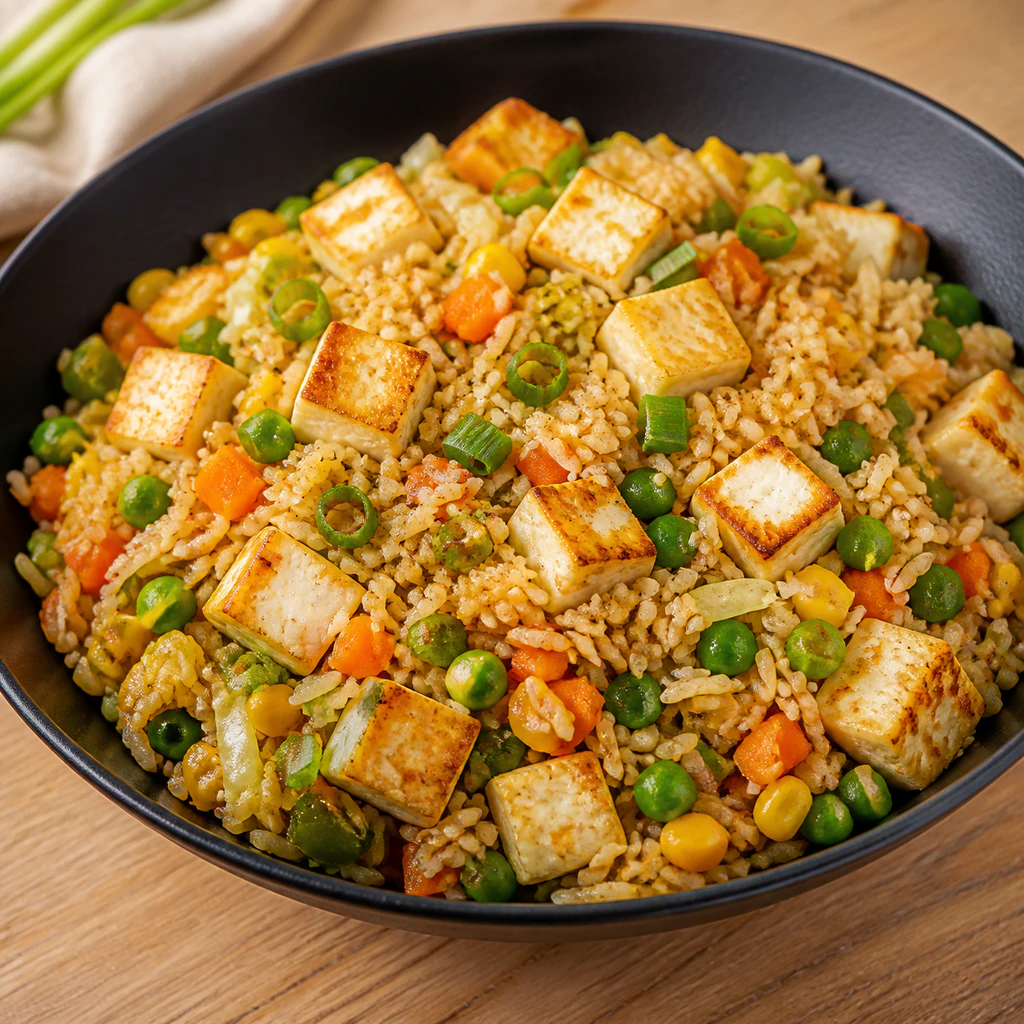 Vegetable Fried Rice with Paneer