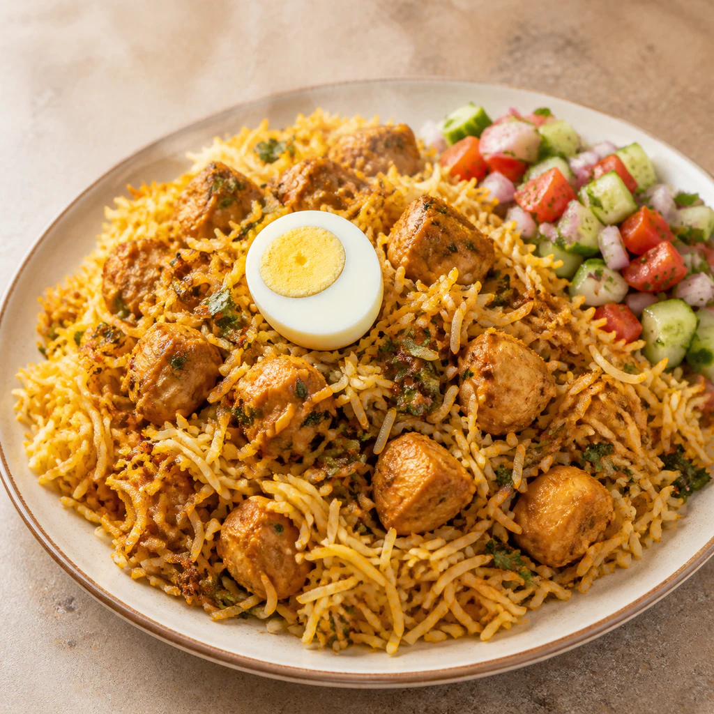 Chicken Biryani (Boneless with Boiled Egg)