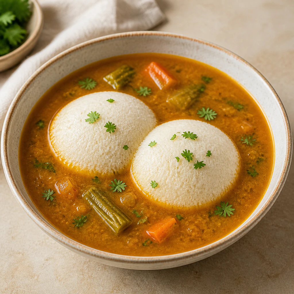Sambar Idli (2 pieces)