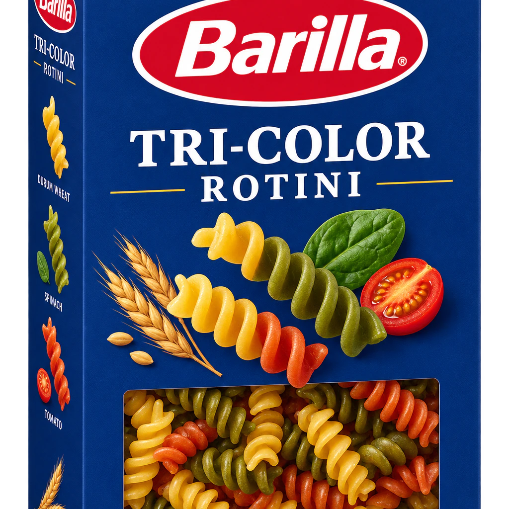 Barilla Tri Color Rotini 340 G