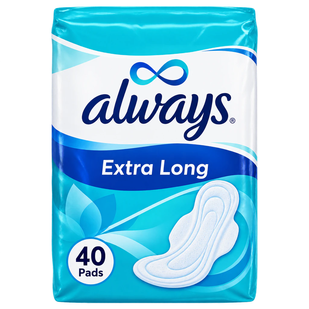 Always Extra Long 40 Pads