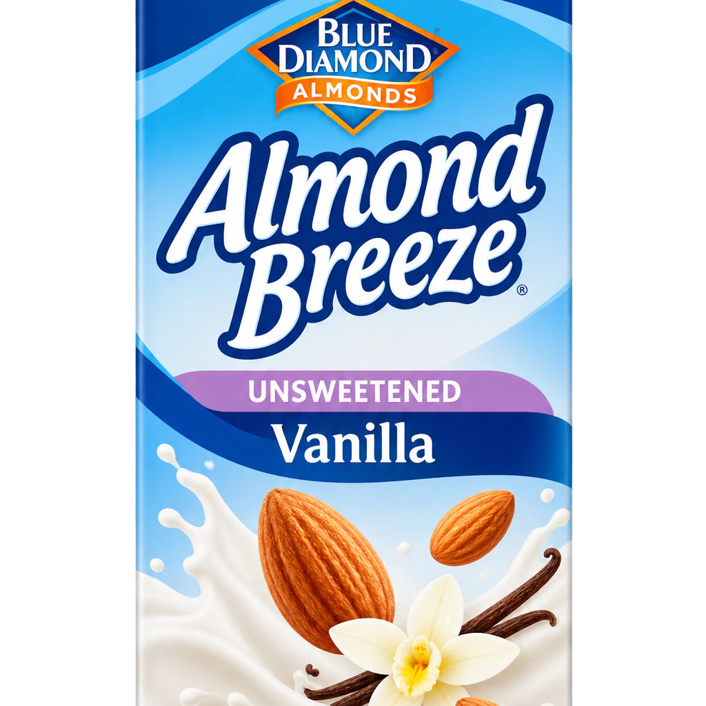 Almond Breeze Unsweet Vanilla 64oz