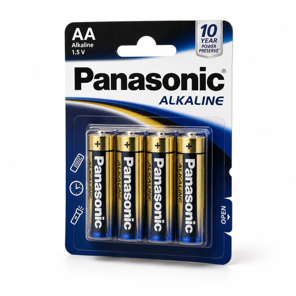 4 Pack Panasonic Aa Batteries