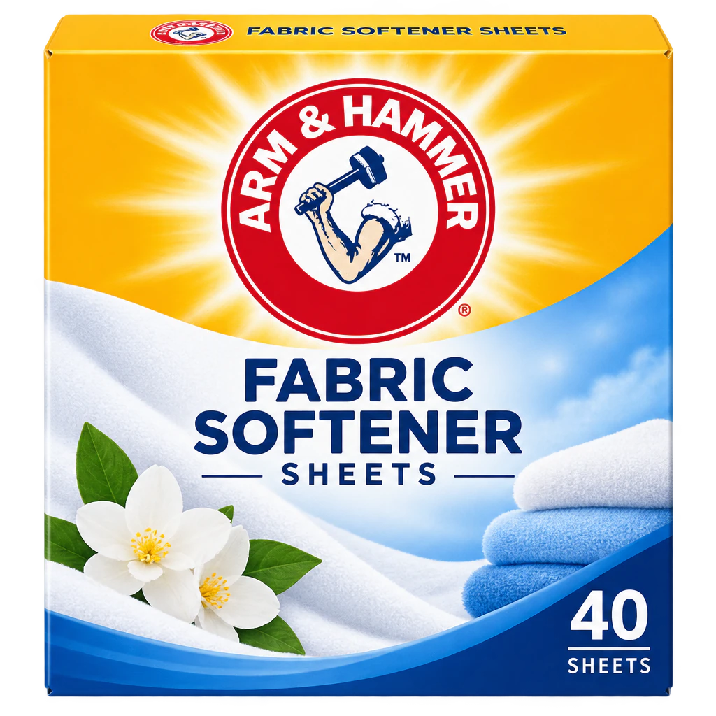 Arm & Hummer Fabric Softener Sheets 40pcs