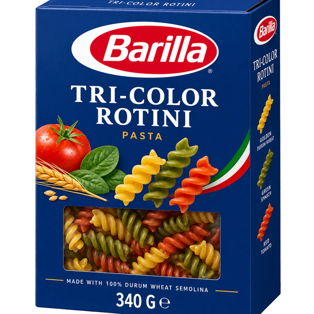 Barilla Tri Color Rotini 340 G