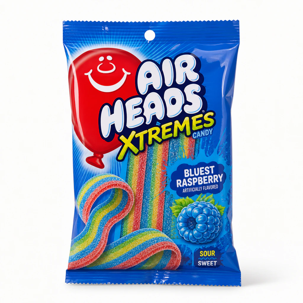 Air Heads Xtremes Bluest Raspberry