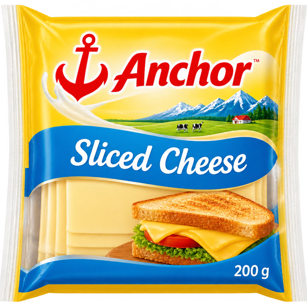 Anchor Slice Cheese 200g