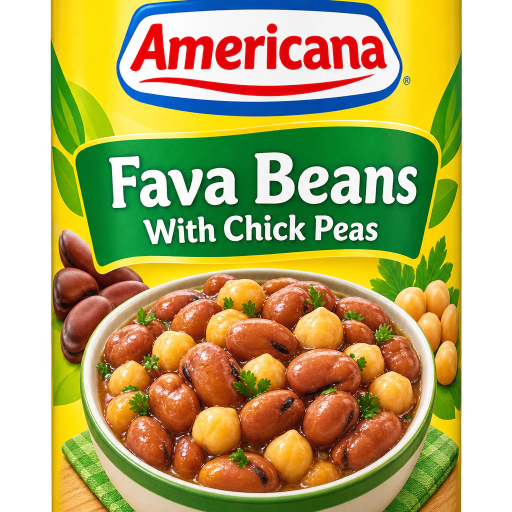 Americana Fava With Chick Peas (450g)