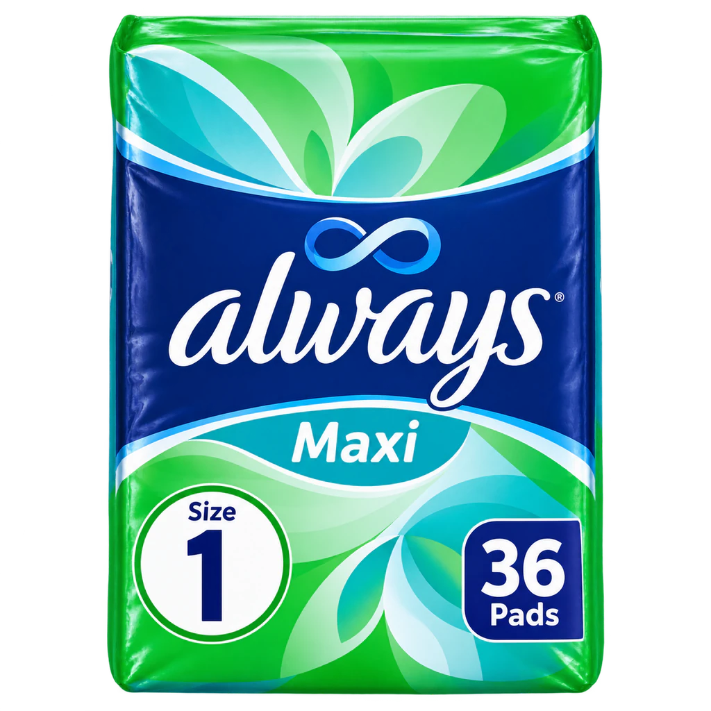 Always Maxi Size 1 36 Pads