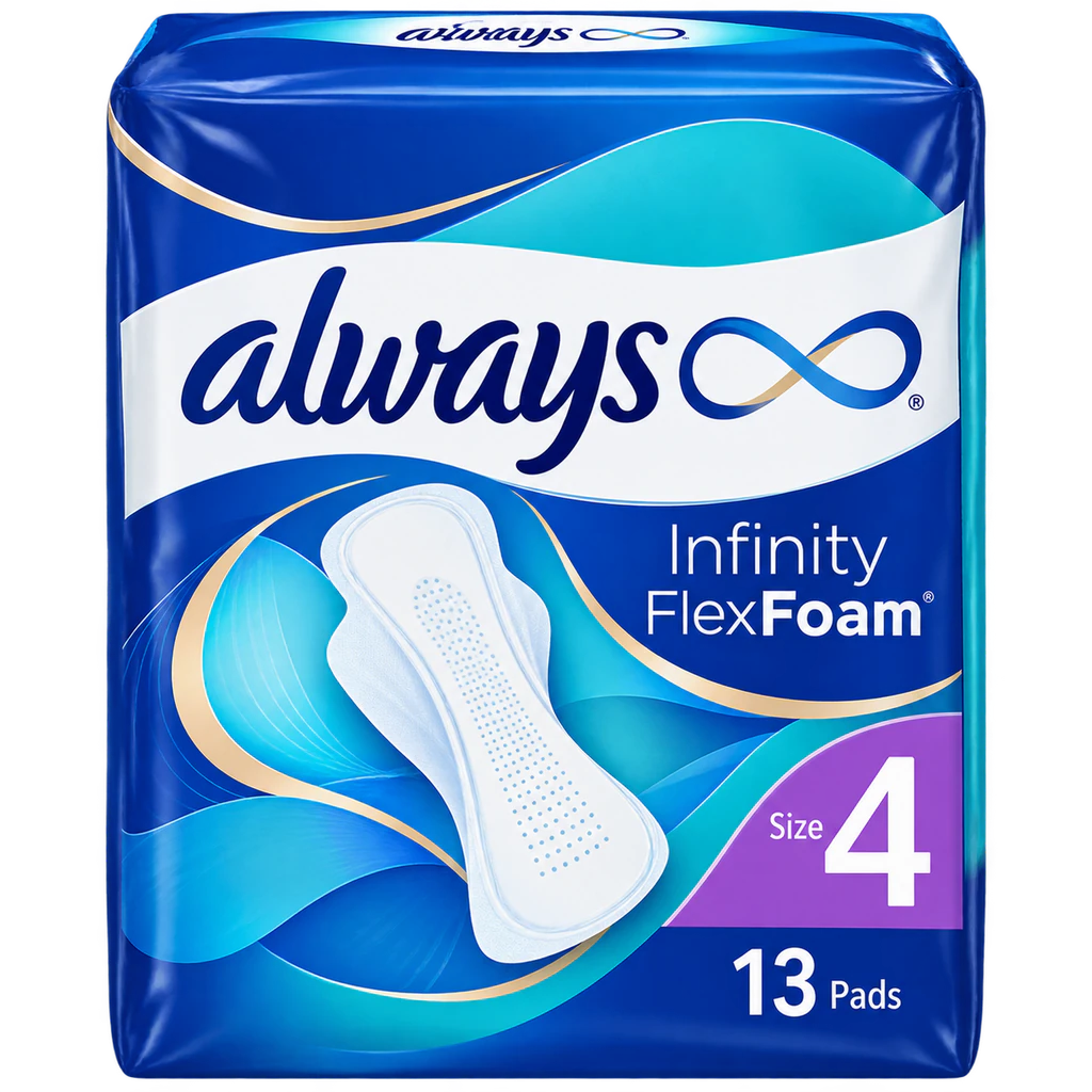 Always Infi Flex Foam Size 4 13pad