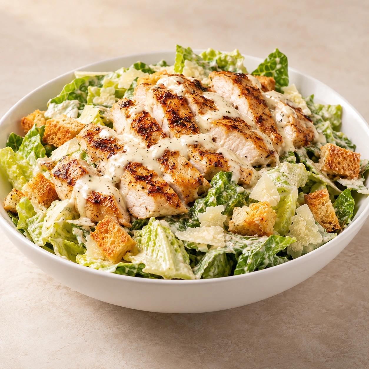 Chicken Caesar salad