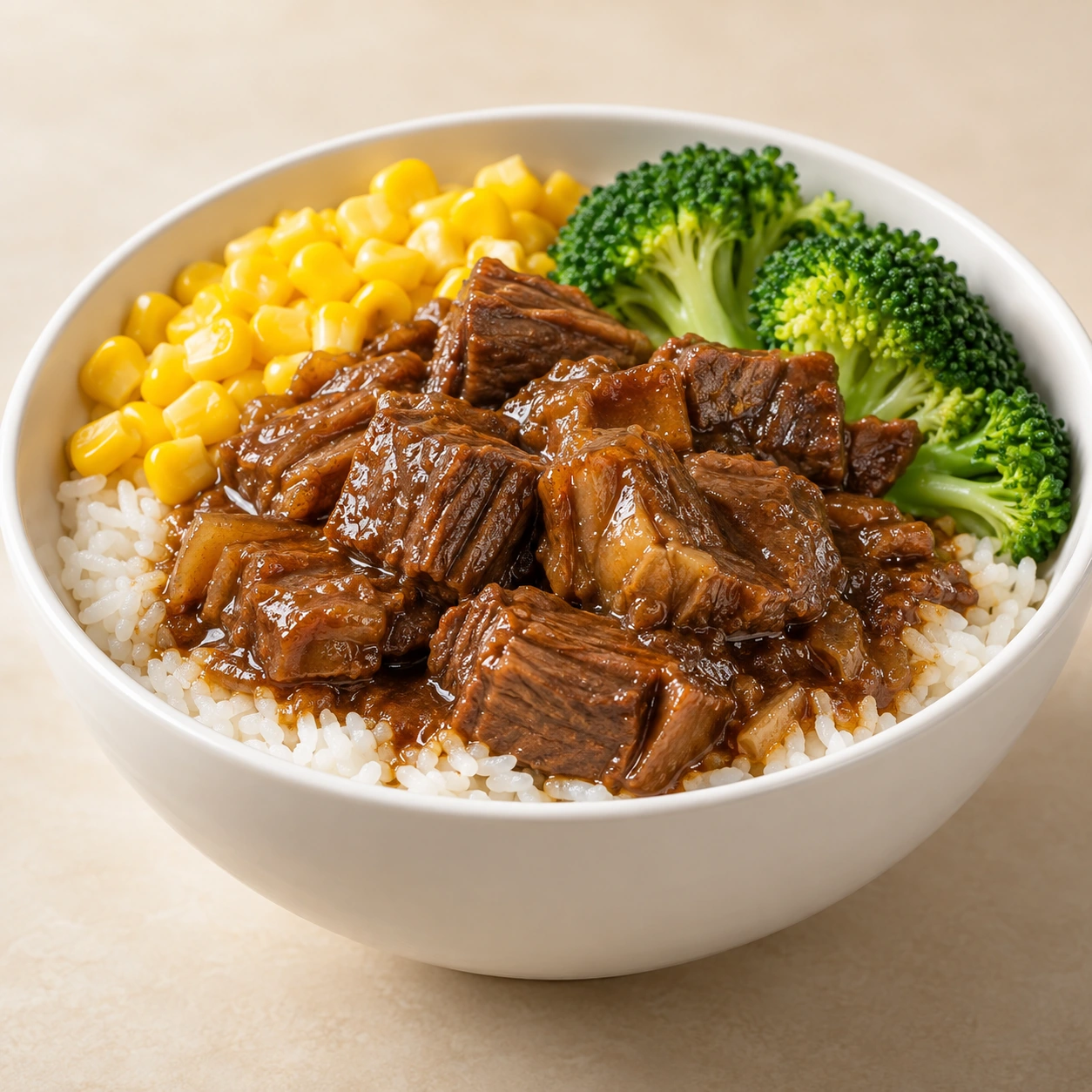 Braised Beef Rice Bowl