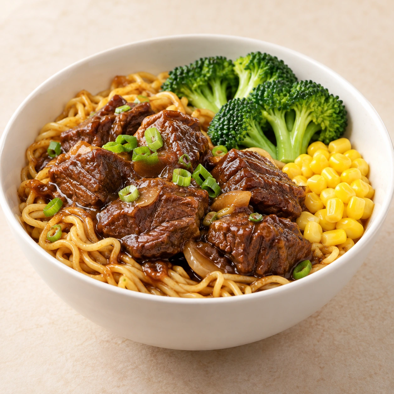 Braised Beef Noodle Bowl