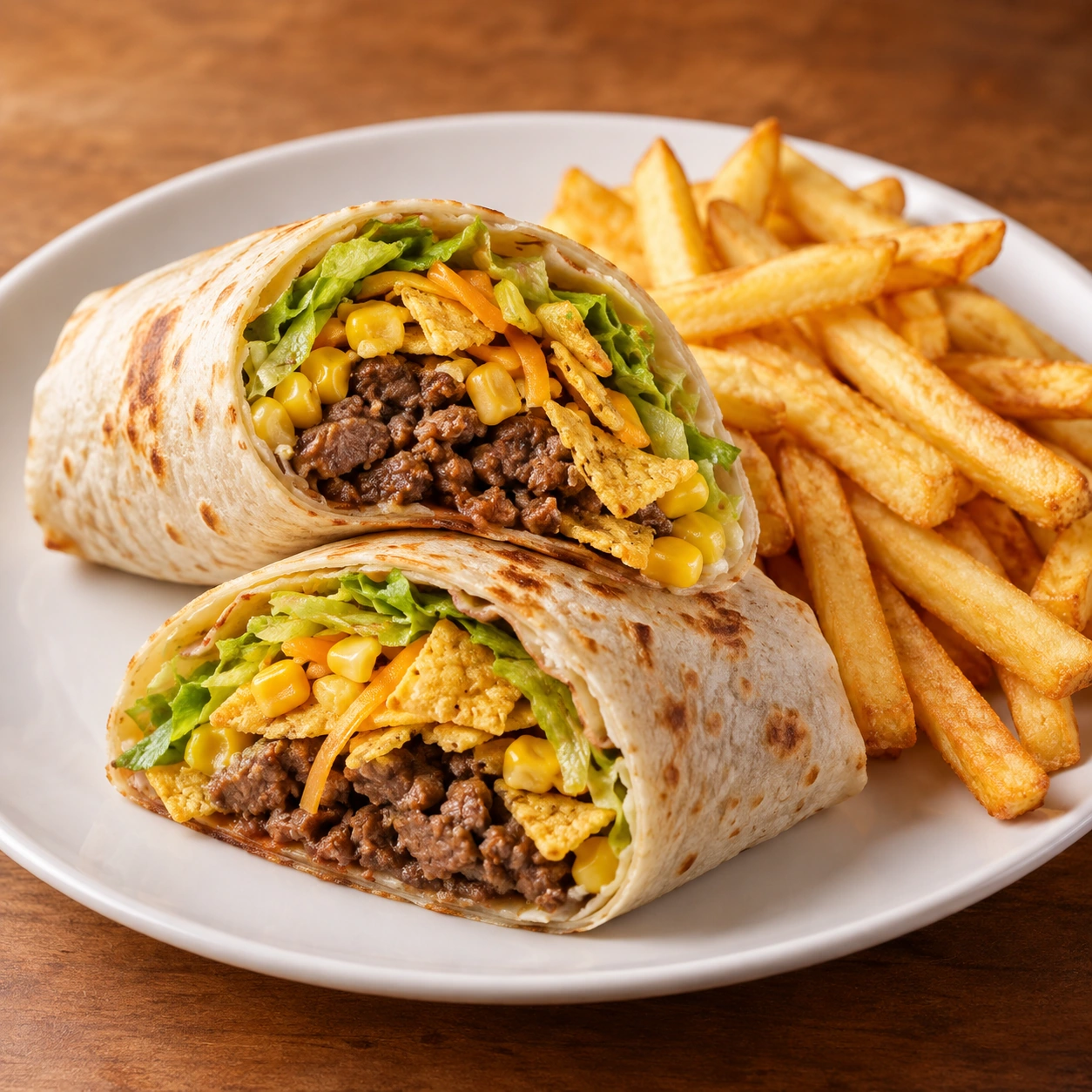 Beef trifold wrap