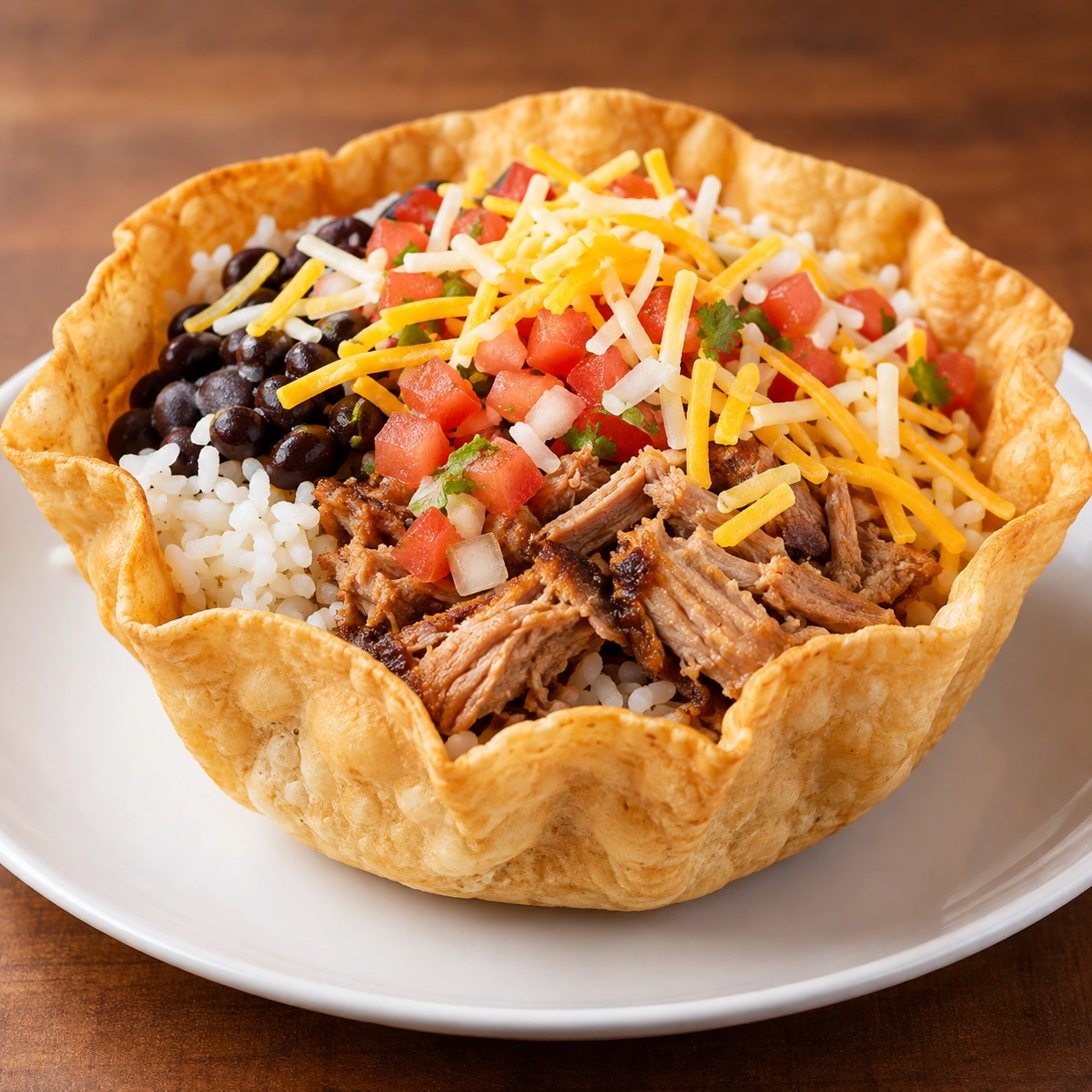 Taco bowl - pork