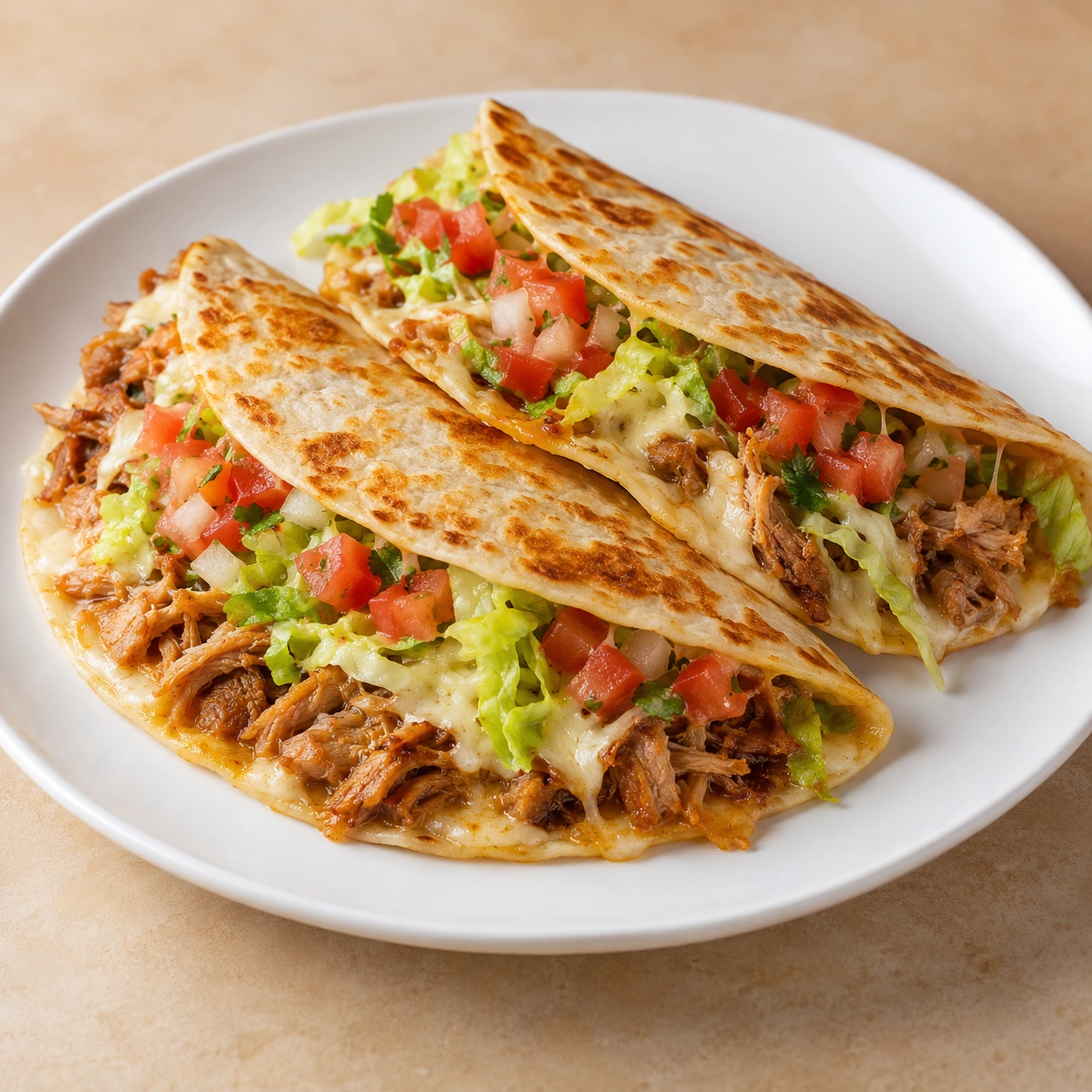 PORK tacos quesadillas