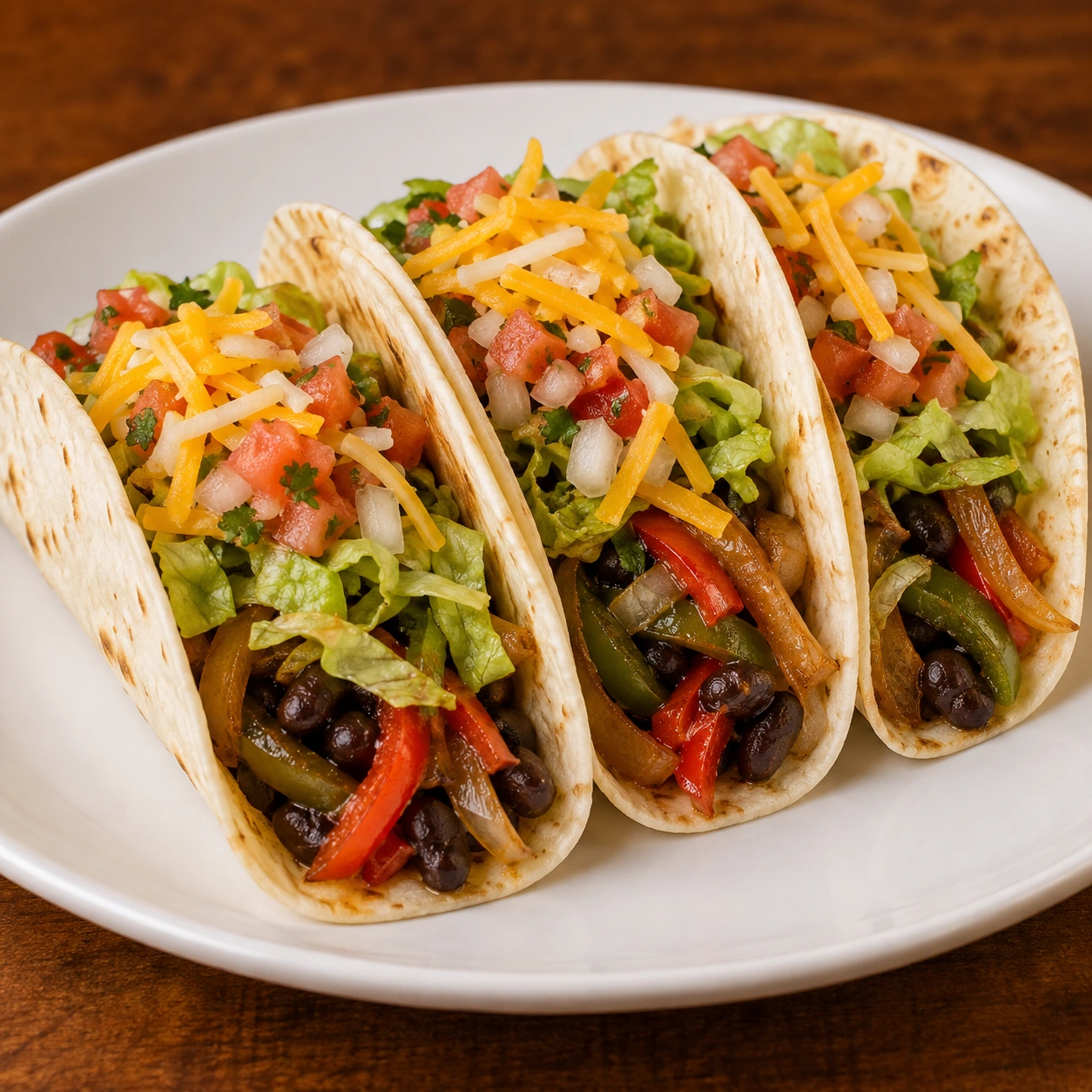 3 Vegetable Tacos