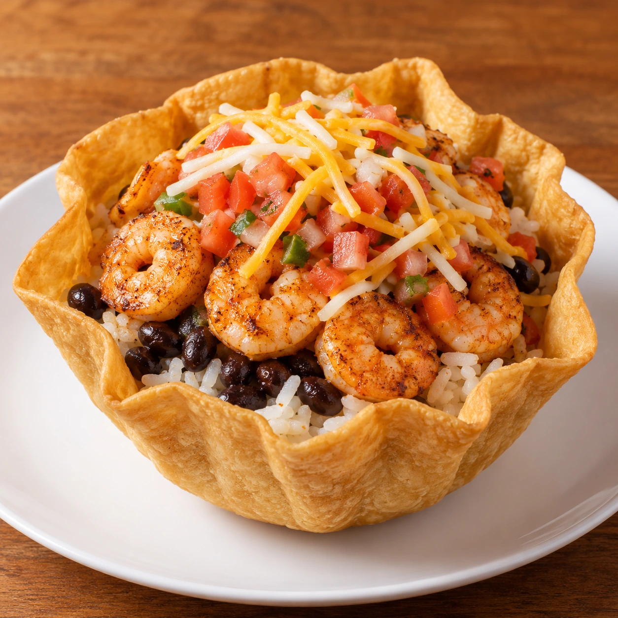 Taco bowl-shrimp