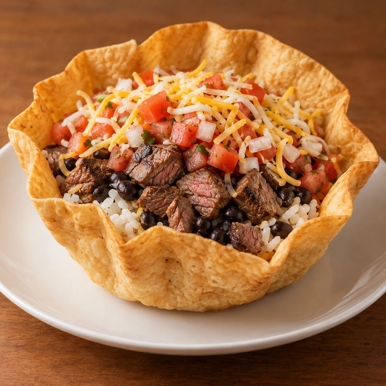 Taco bowl- steak