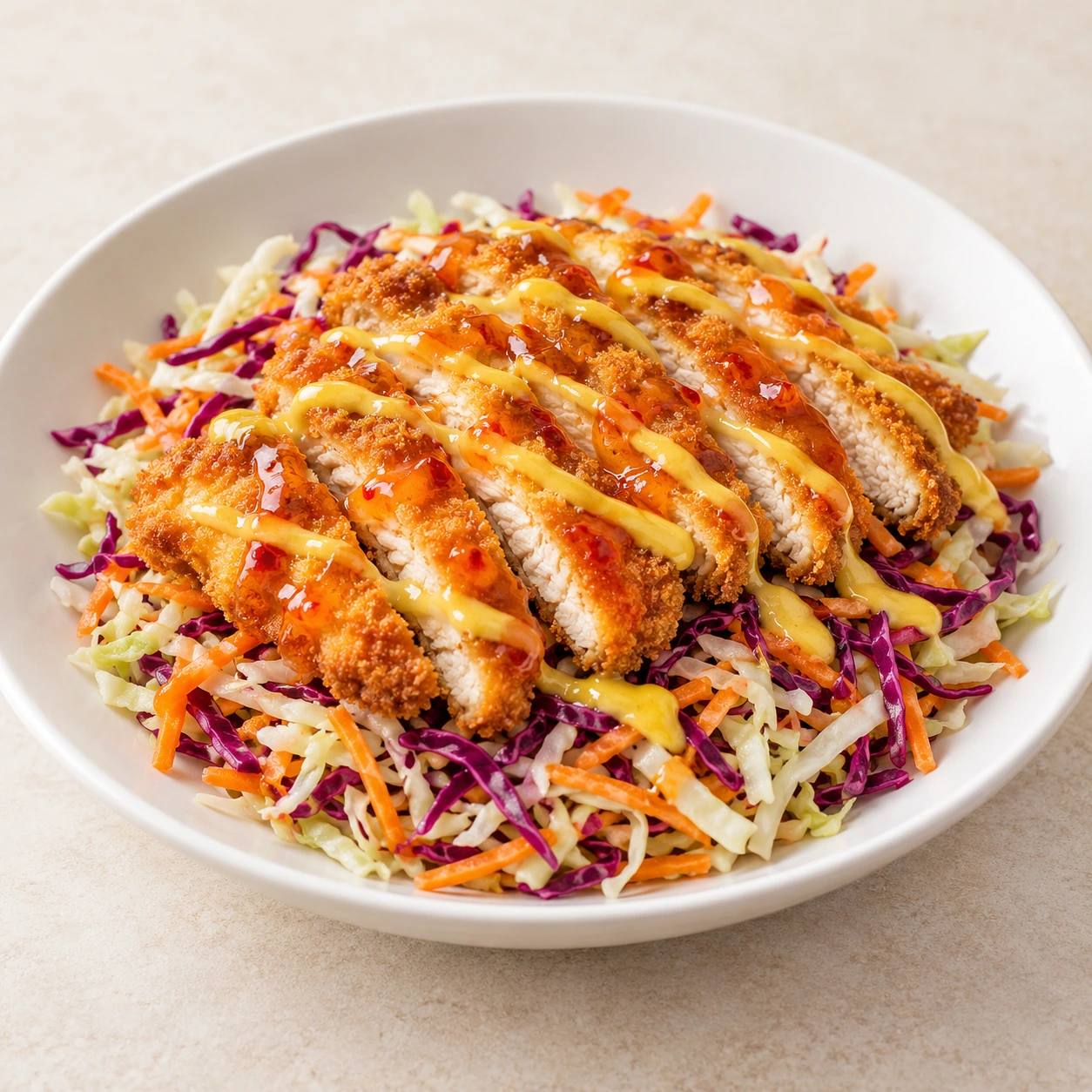 Chicken Schnitzel Salad