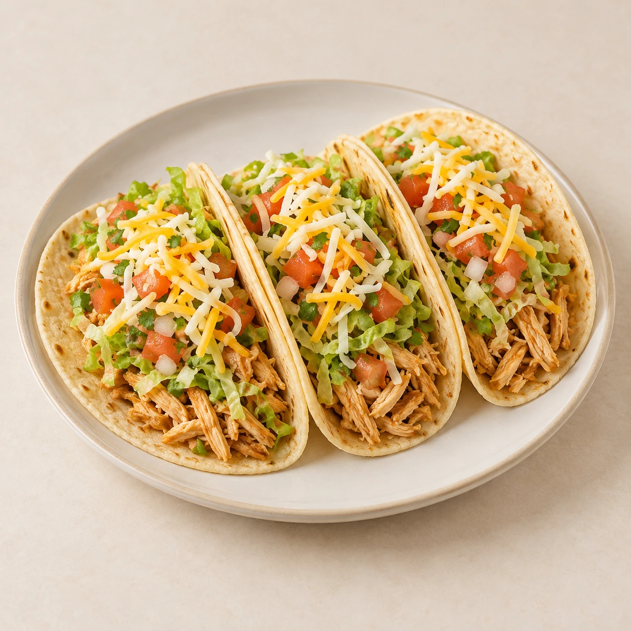 3 Chicken Tacos