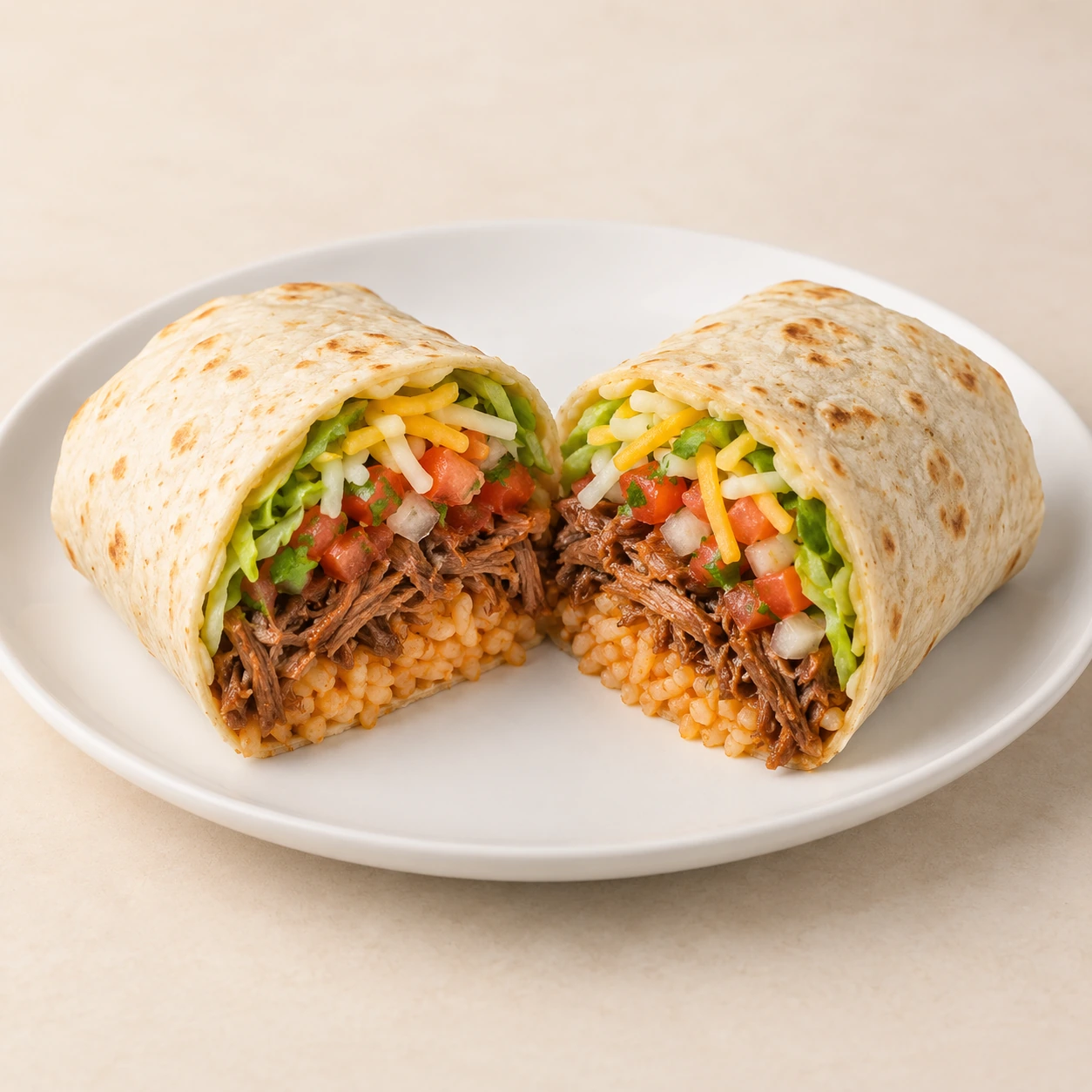 Pulled Beef Burrito