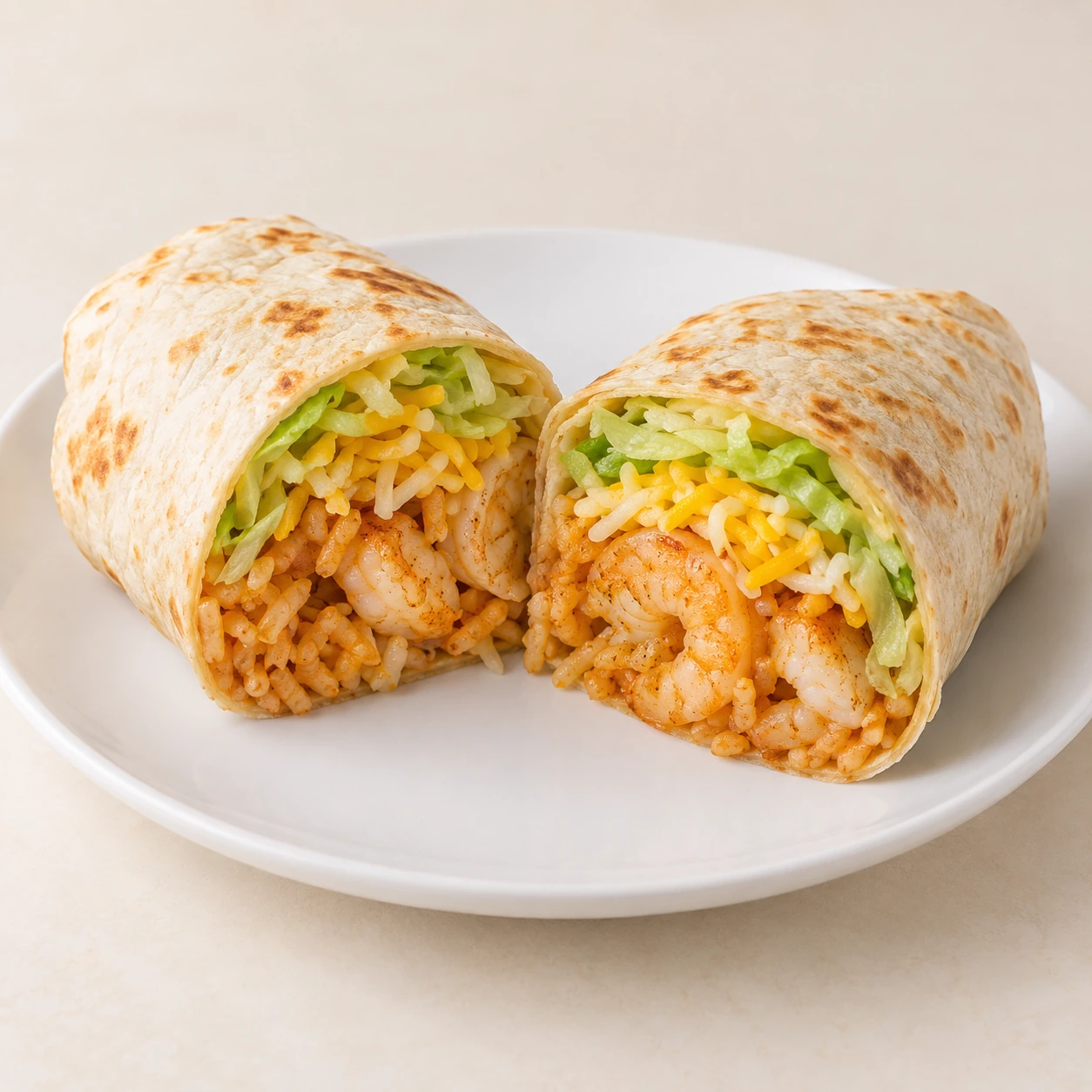 Shrimp Burrito.