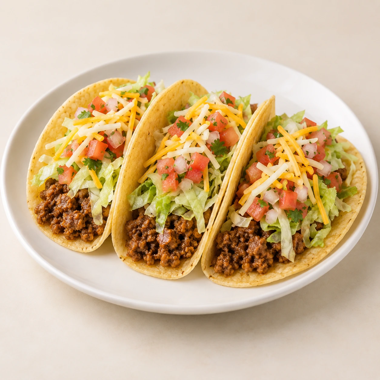 3 Beef Tacos "Ground Beef"