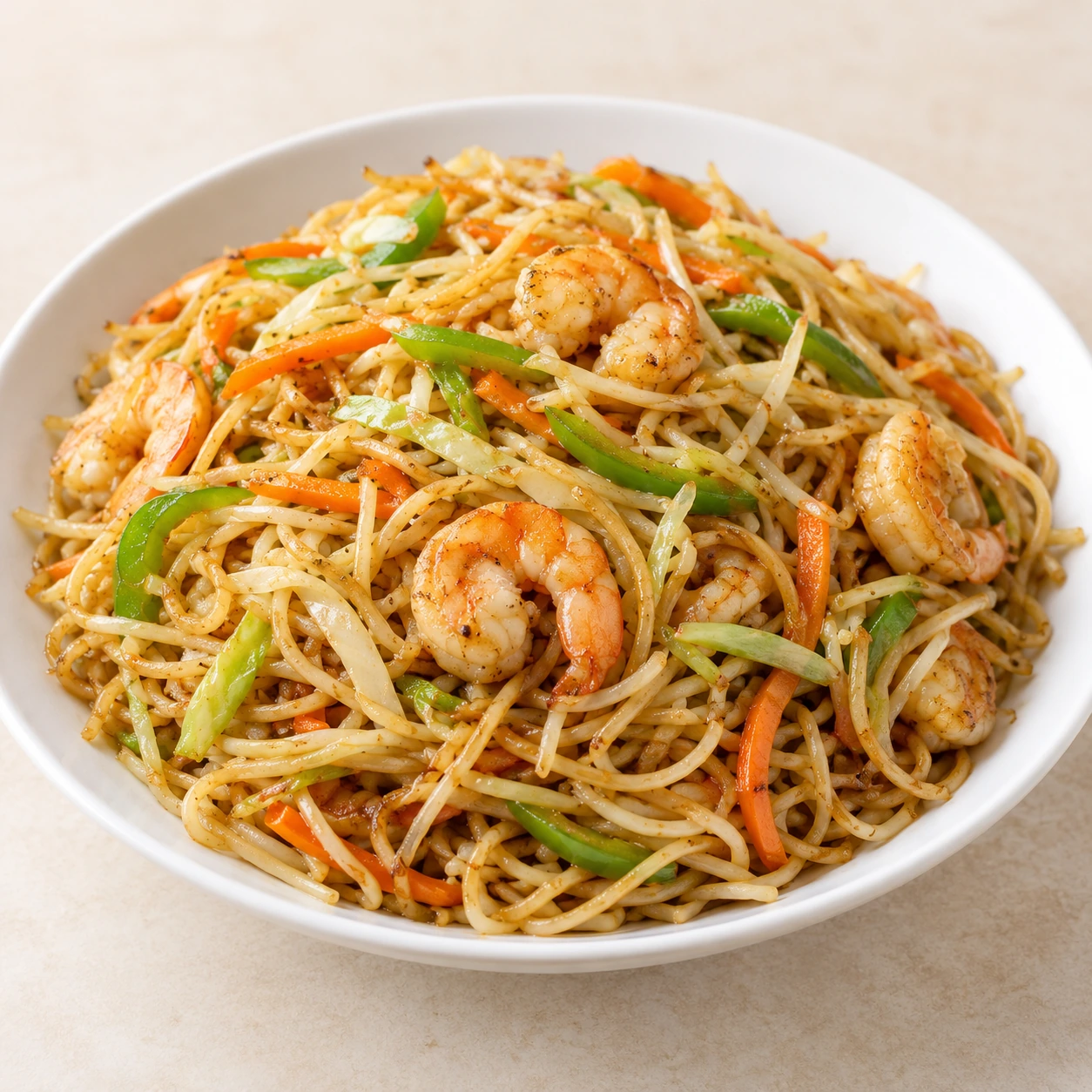Hakka Noodles Shrimp