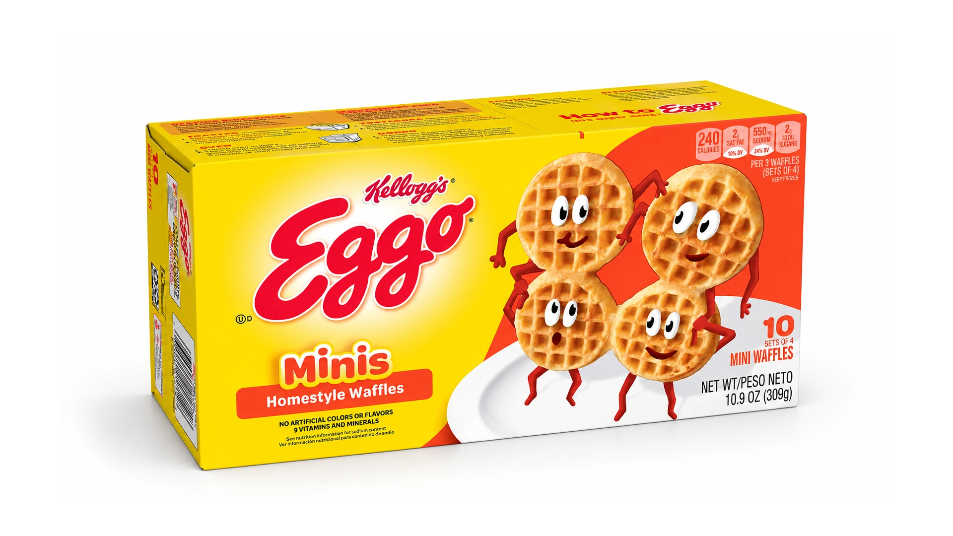 Eggo Waffles Mini Homestyle 10.9oz