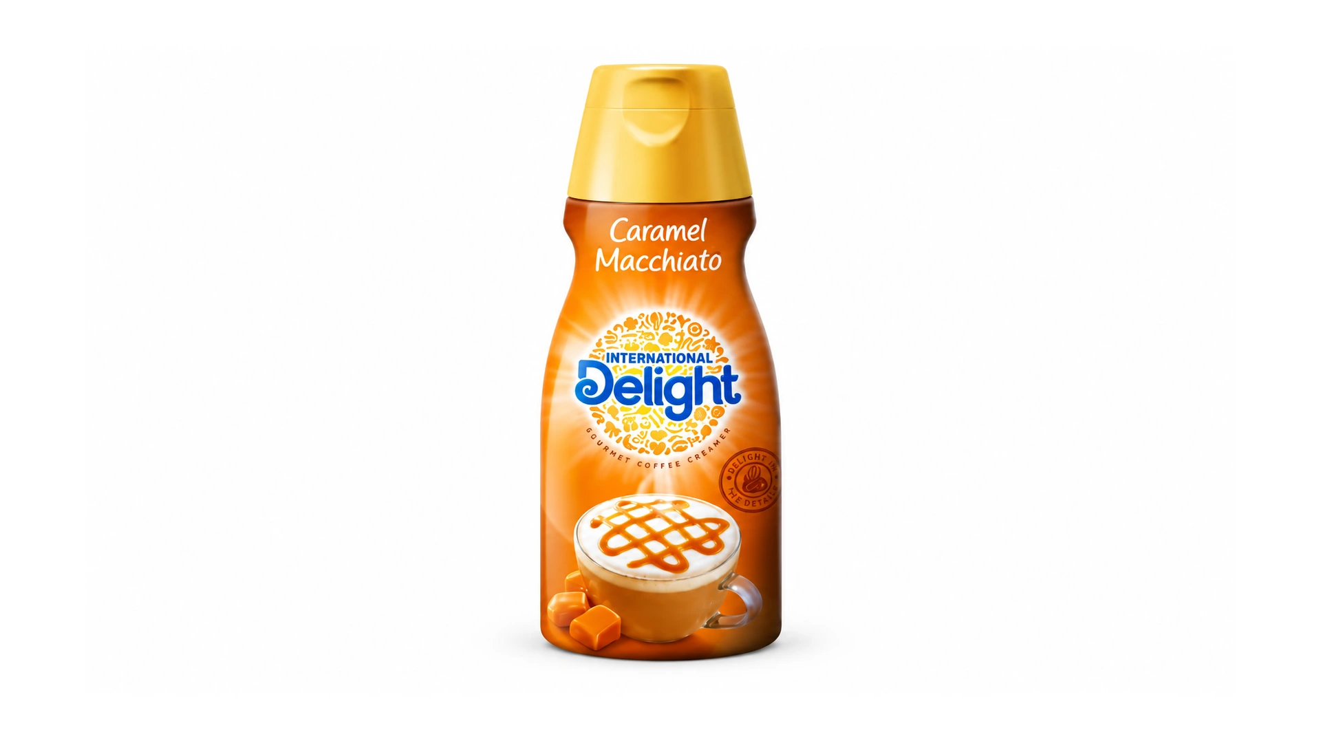Delight Coffee Creamer Caramel Macchiato 473ml