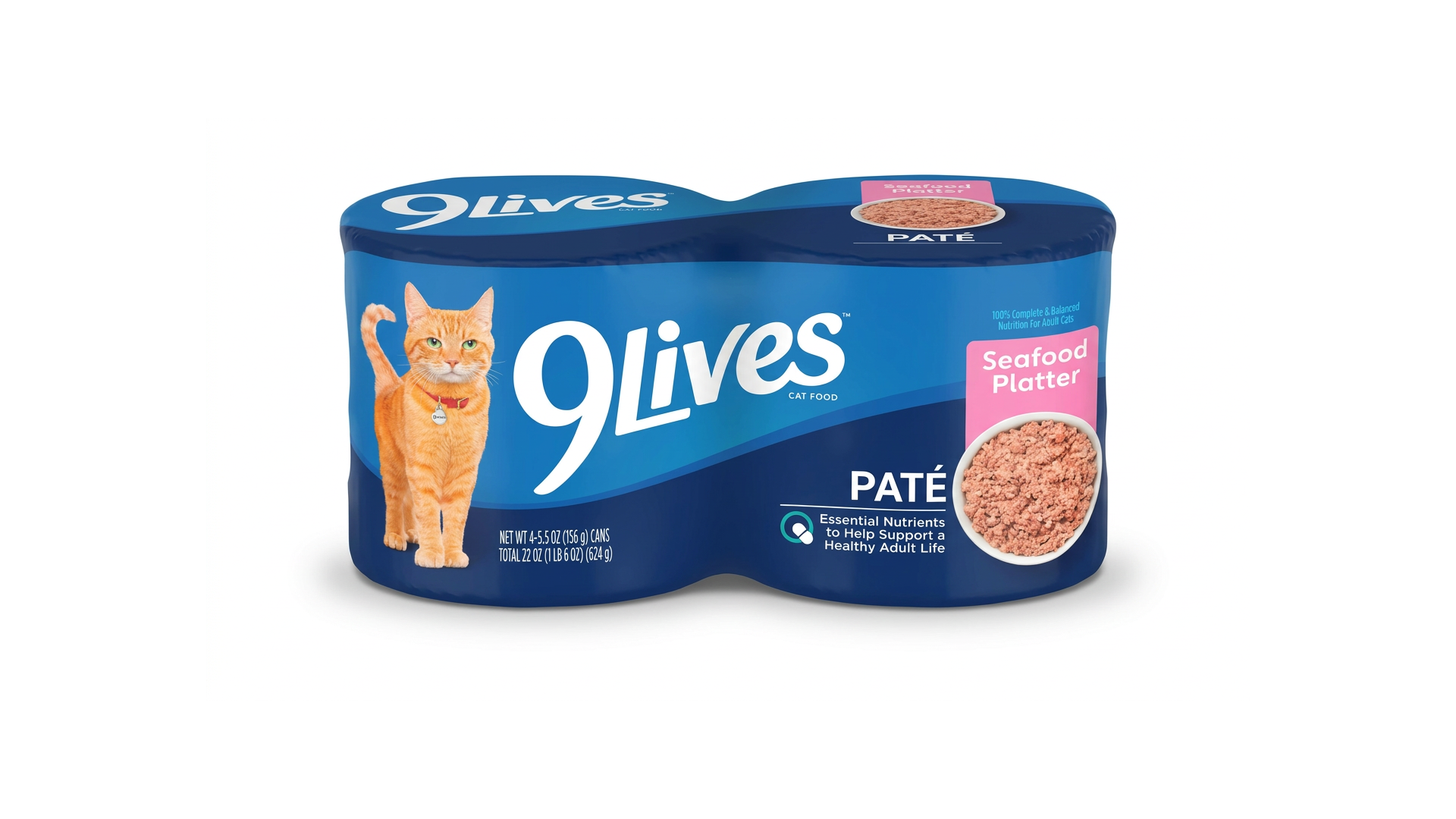 9 Lives Cat Sea Food 4 Pcs