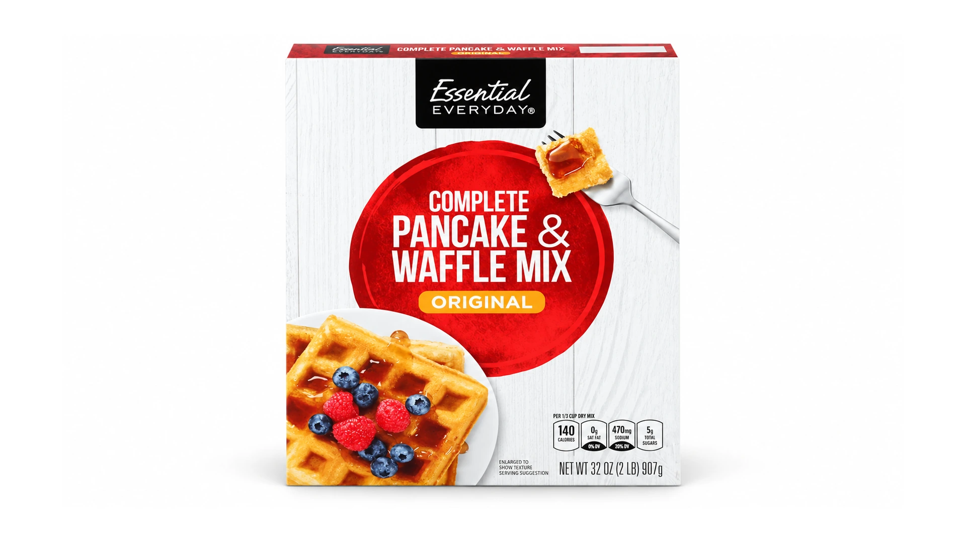 E/E Pancake Waffle Mix 907g