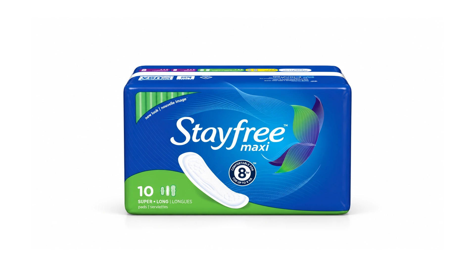 Stay Free Maxi Super 10 Ct