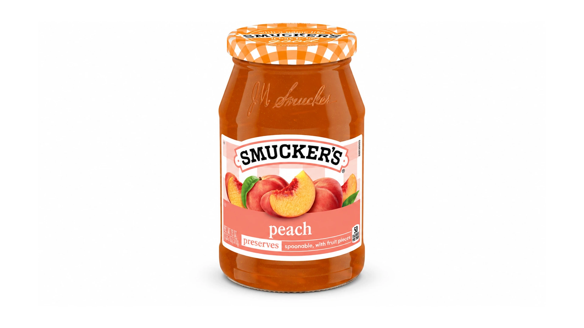 Smuckers Peach Jam 510g