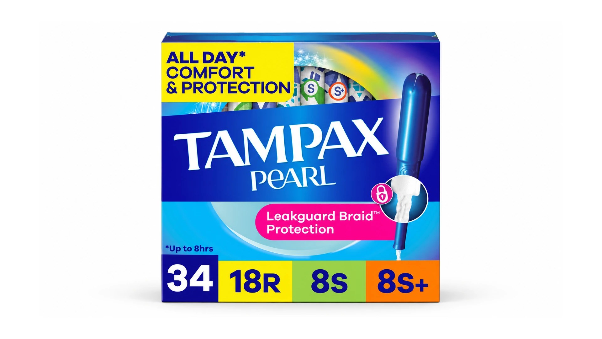 Tampax Tampons Triple Pack 34 Ct