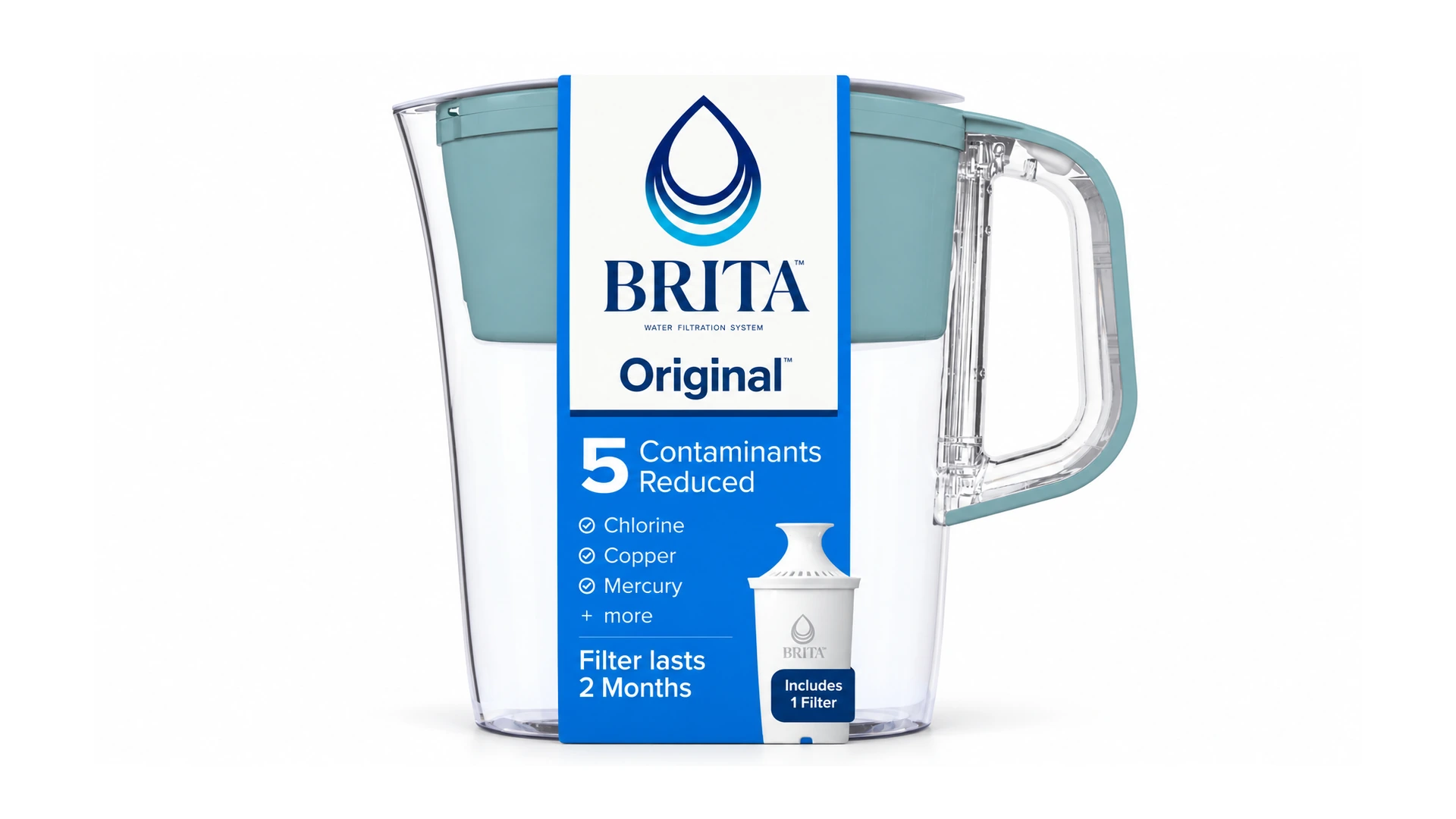 Brita Water Filtration Pitcher Blue