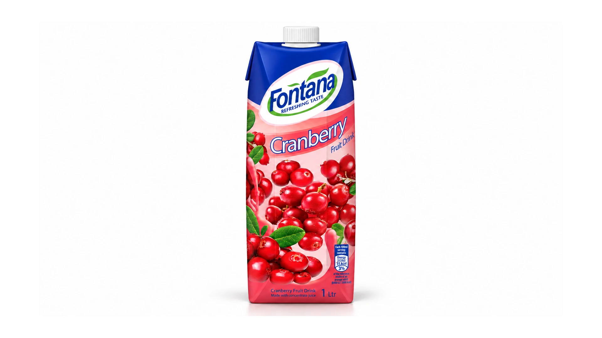 Fontana Cranberry Juice 1 lt