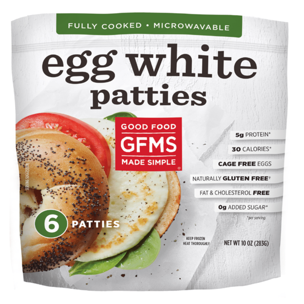 Gfms Egg Whirtes 6patties